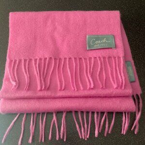 COACH/Pink/Cashmere/Scarf!